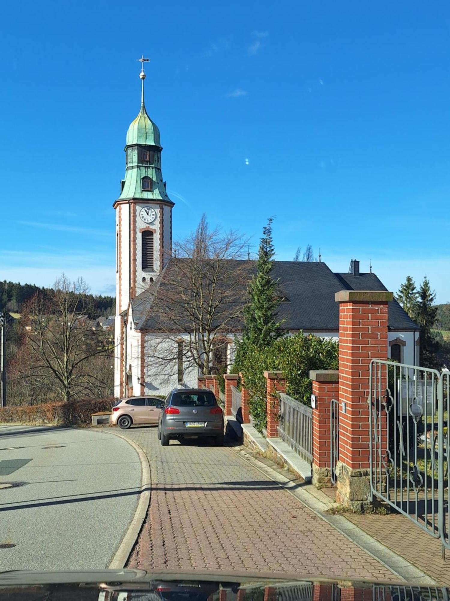 Ferienwohnung Rote-Villa 2 Marienberg Exterior foto
